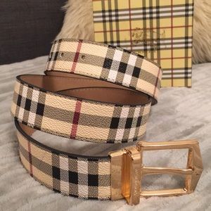 Striped Belt With Box